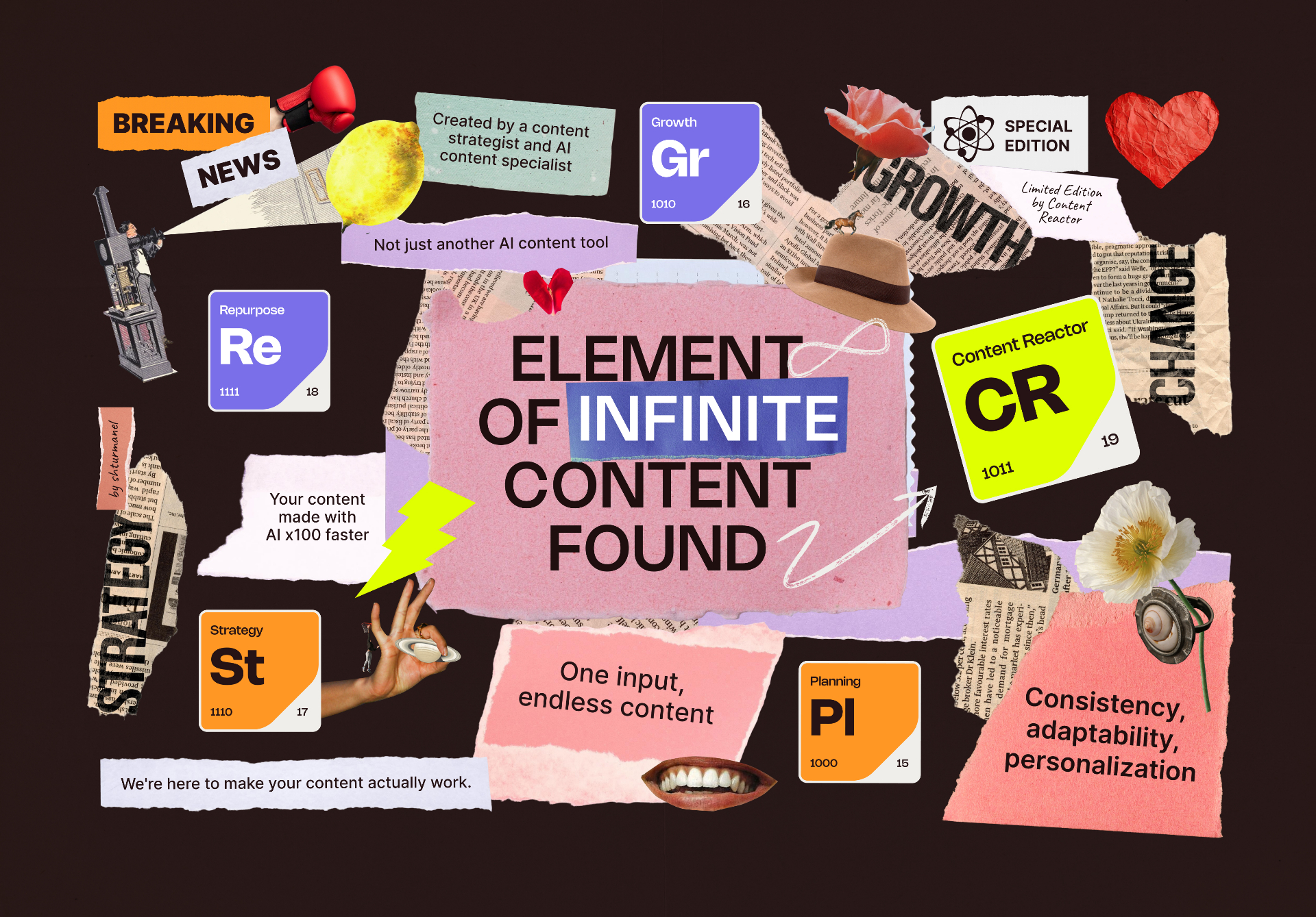 Content Reactor — AI content in your style, x100 faster